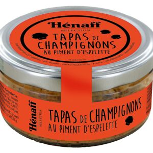 Tapas de Champignons au piment d'Espelette