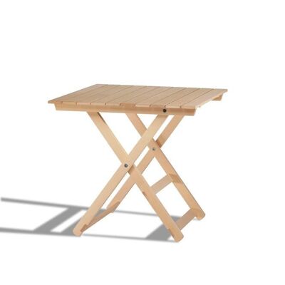 FOLDING TABLE 60S NATURAL