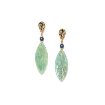 LINAPACAN  boucles d'oreilles poussoir top noeud 1