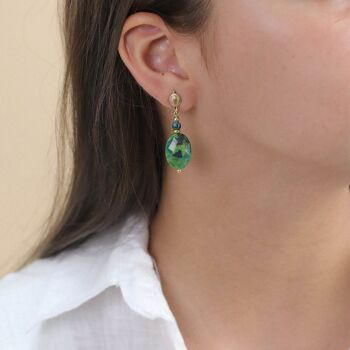 LINAPACAN  boucles d'oreilles lazurite 2