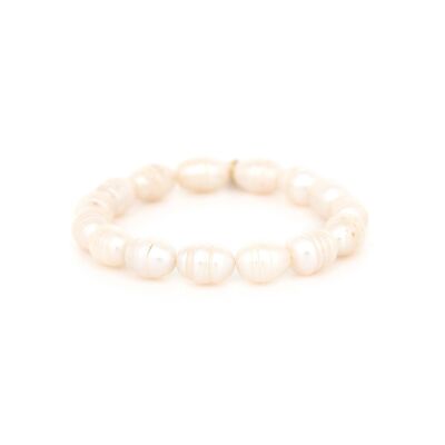 Bracciale elasticizzato MOONLIGHT con perla singola