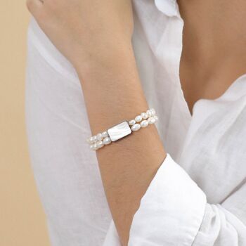 MOONLIGHT  bracelet extensible 2 rangs 2