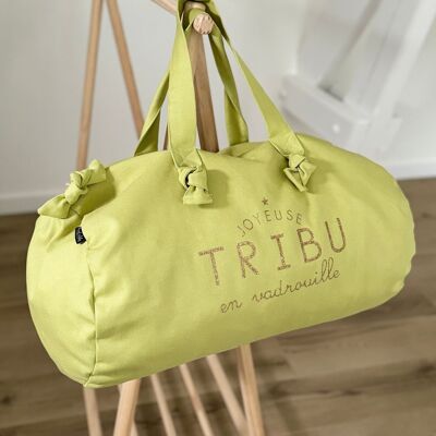 Pistachio Duffel Bag - Happy Tribe on the Move