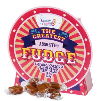 Assortiment de boîtes-cadeaux Fudge Big Wheel remplies