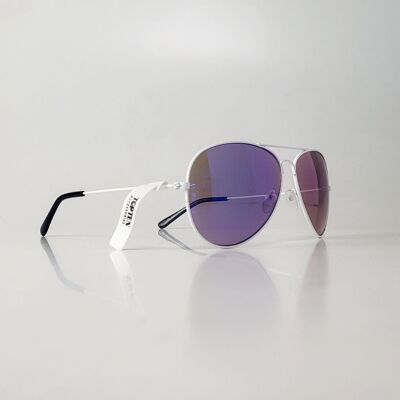 Gafas de sol de aviador TopTen con lentes violeta/verde SG130024GREEN
