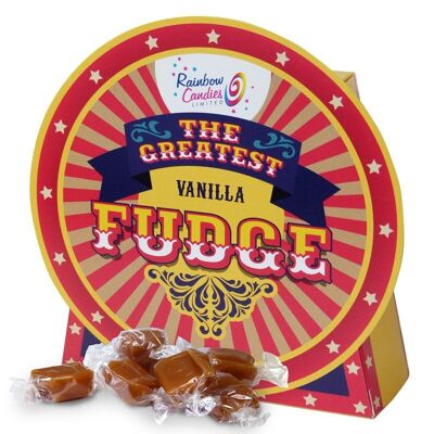 Confezione regalo con ruota grande alla vaniglia Fudge riempita