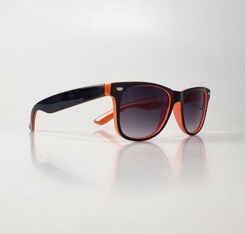 Black/orange TopTen wayfarer sunglasses SG14035WFORANGE