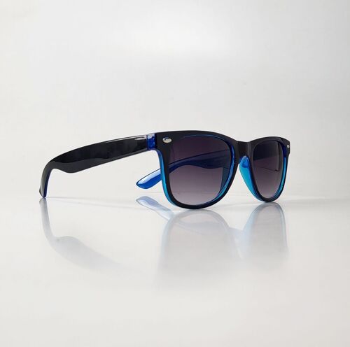 Black/blue TopTen wayfarer sunglasses SG14035WFBLUE