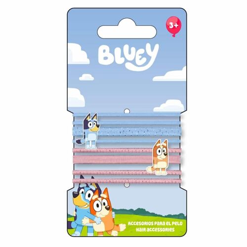 ACCESORIOS PELO ELÁSTICOS 8 PIEZAS BLUEY - 2500002772