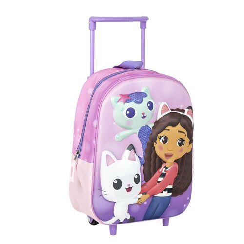 MOCHILA INFANTIL TROLLEY 3D GABBY´S DOLLHOUSE - 2100005116