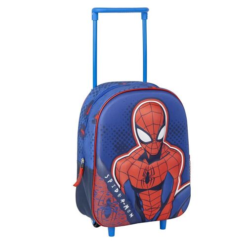 MOCHILA INFANTIL TROLLEY 3D SPIDERMAN - 2100005117