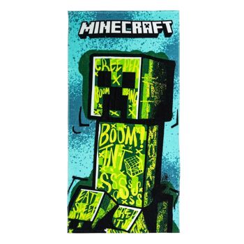 SERVIETTE EN COTON PREMIUM MINECRAFT - 2200010306 1