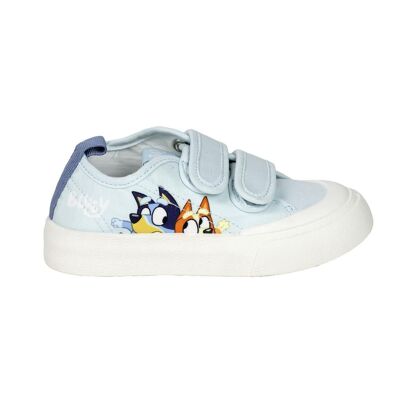 SNEAKER IN TELA CON SUOLA IN TPR BLU - 2300006326