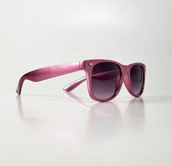 Lunettes de soleil wayfarer TopTen violet métallisé SRP030WFPURPLE 1