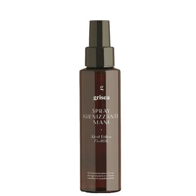 Spray desinfectante de manos Grisea - Vegano, libre de crueldad animal, 100% reciclable y natural, hipoalergénico