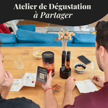 VINS DE LÉGENDE - COFFRET ŒNOLOGIE FLAKON - 4 FLACONS DE VINS DE 10CL 7