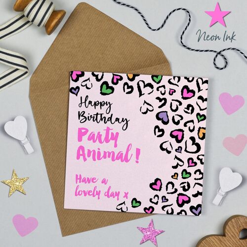 Leopard Love Party Animal Birthday