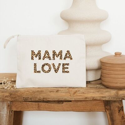 Bolso pequeño Mama love leopardo