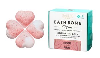 BOMBES DE BAIN COFFRET COEUR 360g - 20 Variations 7