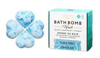 BOMBES DE BAIN COFFRET COEUR 360g - 20 Variations 10