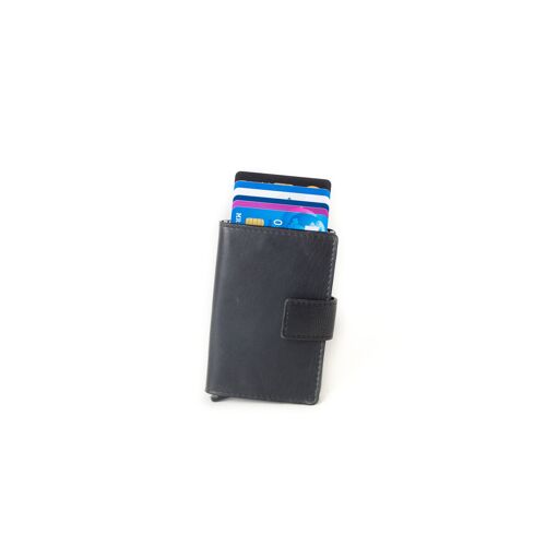 Figuretta Cardprotector Compact Leather Black