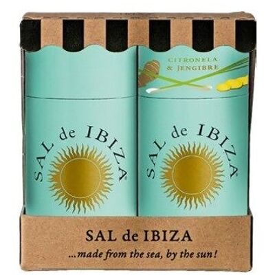 PACK GRANIT PUR & CITRONNELLE ET GINGEMBRE (Sel d'Ibiza)