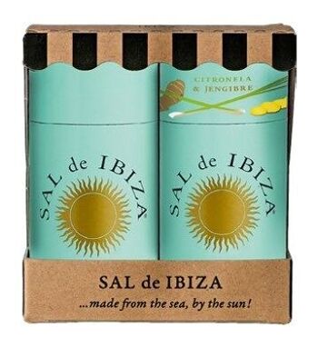 PACK GRANIT PUR & CITRONNELLE ET GINGEMBRE (Sel d'Ibiza)