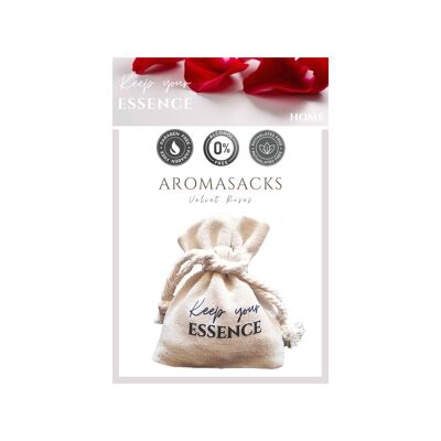 Home Air Freshener_VELVET ROSE_Sachet with aromatic pearls for closets and drawers