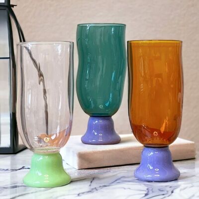 Curve Wave Borosilicate Glass Mug