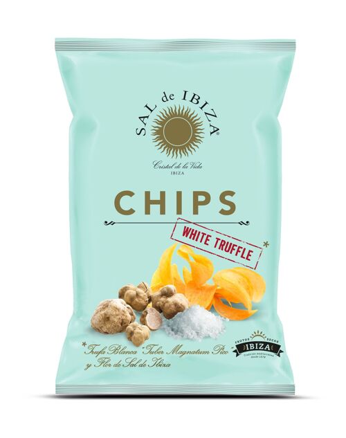 PATATAS CHIPS SAL DE IBIZA CON TRUFA BL. Sal de Ibiza  125gr