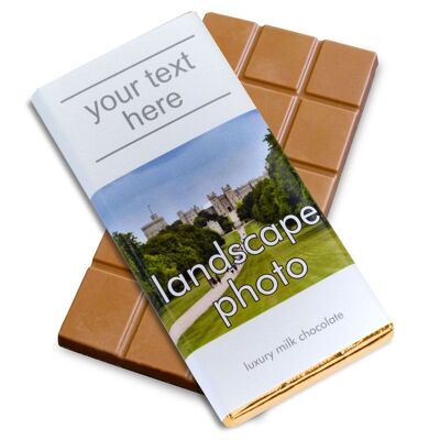 Heritage Souvenir Milk Chocolate Gift Bar Landscape