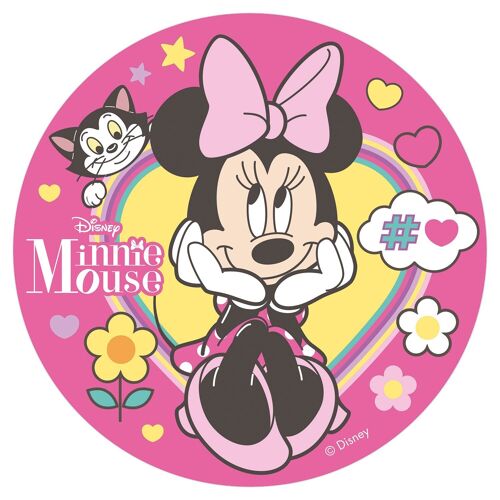 DISCOS OBLEA PARA TARTA MINNIE MOUSE Ø 20CM