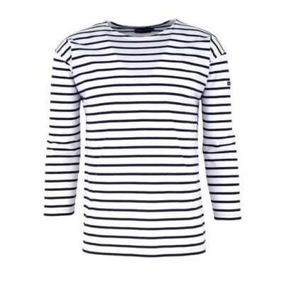 Blue long-sleeved sailor shirt