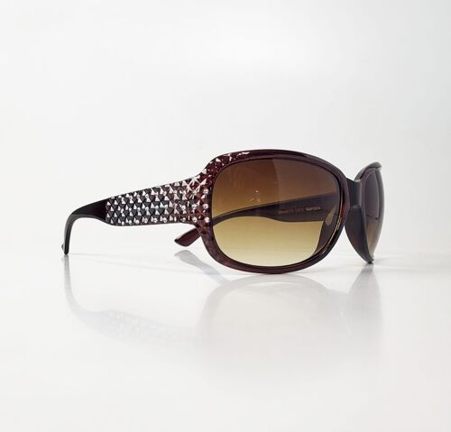 Brown TopTen sunglasses with crystal stones SG140174TRANS