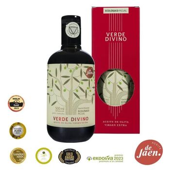 Picual Huile d'Olive Extra Vierge Biologique Récolte Précoce, Divine Green 3