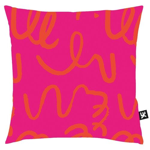 Cushion cover TRAVO MAGENTA | 50x50 | soft velvet