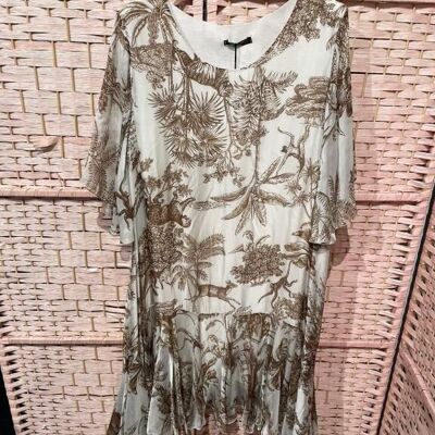 Long Silk Dress with Sleeves and Great Quality for Women