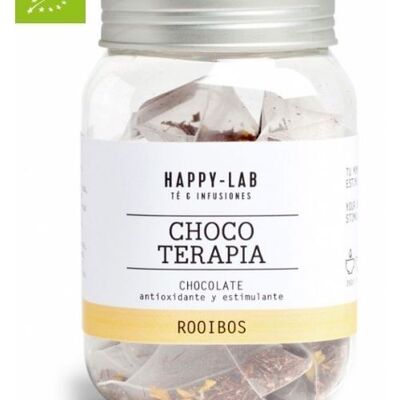 Happy-Lab – CHOCO THERAPY – Barattolo da 14 piramidi biodegradabili