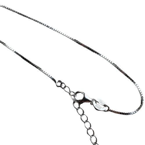 Silver box chain - sterling silver 925