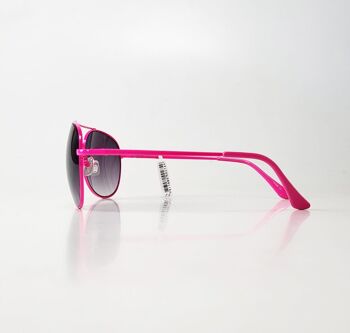 Lunettes de soleil aviateur TopTen rose fluo SG14027UPINK 3