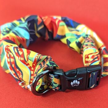 Collier et bandana pour chien Tropical 4