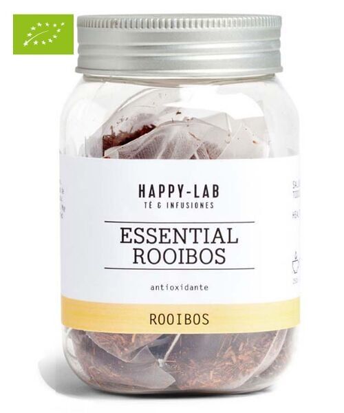 Happy-Lab – ESSENTIAL ROOIBOS – Bote 14 pirámides biodegradables