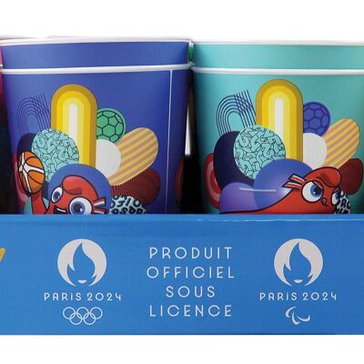 Tazas de colores pop de los Juegos Olímpicos de París 2024