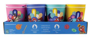 Paris 2024 JO Gobelets couleurs Pop 1