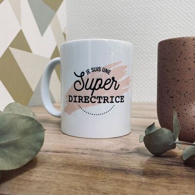 Taza de súper director: fin de año escolar o regalo para tu jefe