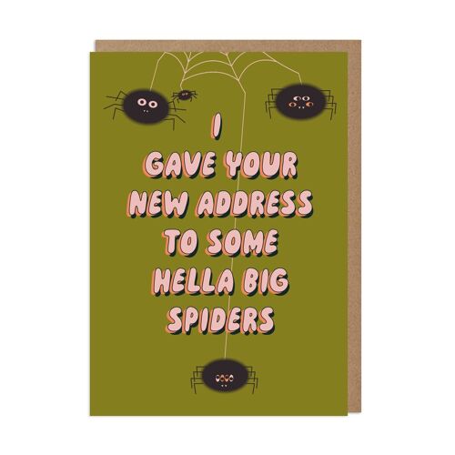 Spiders New Home Card