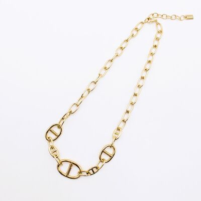 Luxury-style stainless steel necklace