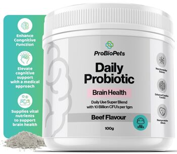 Probiotique pour la santé cérébrale pour animaux de compagnie 2