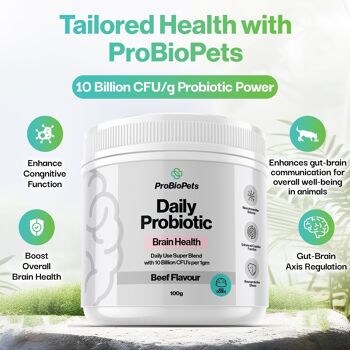 Probiotique pour la santé cérébrale pour animaux de compagnie 3