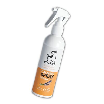 Spray calmante para perros